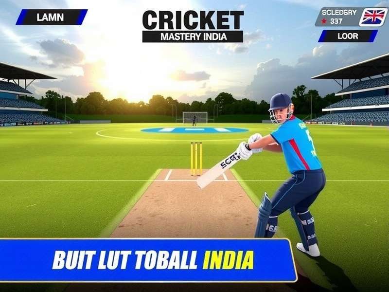 Intense match action in Cricket Mastery India Cricket Mastery India Gameplay Screenshot